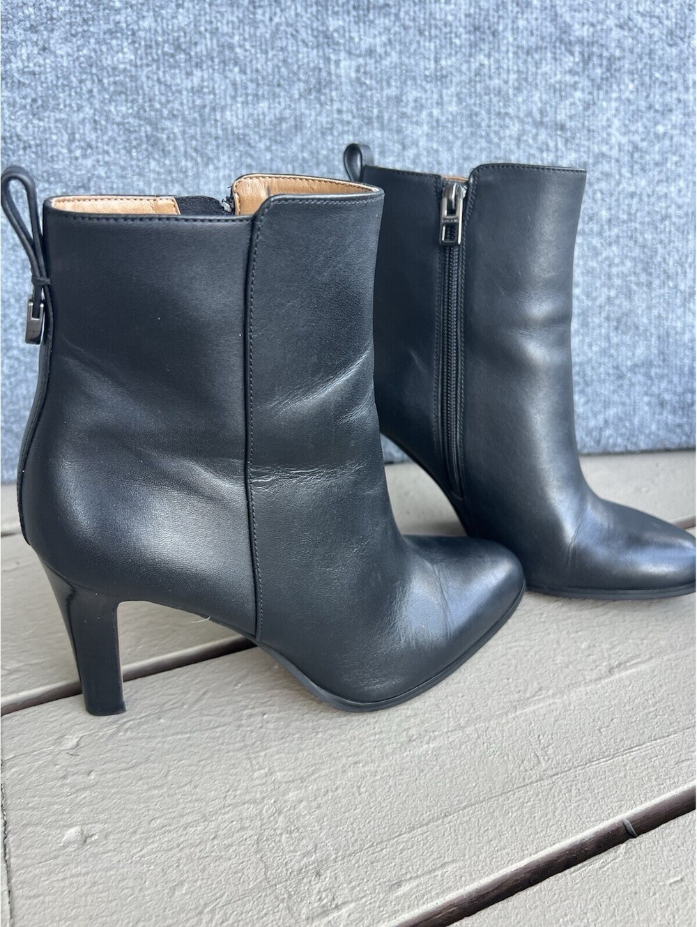 Coach Womens Boot Black Jemma Leather High Heel Elegant Bootie size 7.5